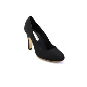 Slow And Steady Wins The Race Women's Pound Toe Cone Heels Pumps Black Size 8